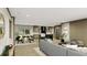 Open living space with kitchen, dining, and living room at 369 Sombrero Ln, Henderson, NC 27537