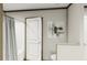 Bathroom with shower/tub combo and neutral color palette at 369 Sombrero Ln, Henderson, NC 27537