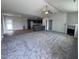 Open concept kitchen with island and granite countertops at 184 Grace Ridge Ct, Benson, NC 27504