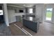 Modern kitchen with granite countertop and island at 117 Grace Ridge Ct, Benson, NC 27504