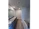 Double vanity bathroom with granite countertop at 117 Grace Ridge Ct, Benson, NC 27504