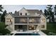Two-story house with a pool and screened porch at 5428 Winding View Ln, Raleigh, NC 27615
