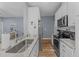 Kitchen features granite countertops, stainless steel appliances, and breakfast bar at 13671 Burgess Rd, Middlesex, NC 27557