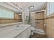 Clean bathroom with shower and updated vanity at 3716 Pearl Rd, Raleigh, NC 27610