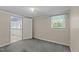 Bedroom with view into the kitchen at 3716 Pearl Rd, Raleigh, NC 27610