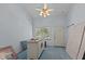Foyer with an entry door and a view of the living area at 3716 Pearl Rd, Raleigh, NC 27610