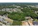 Aerial view of property and surrounding houses at 3716 Pearl Rd, Raleigh, NC 27610