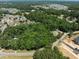 Aerial view of property and surrounding houses at 3716 Pearl Rd, Raleigh, NC 27610