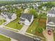 Aerial view of house and neighborhood, showing location and surrounding homes at 812 Willow Tower Ct # 155, Rolesville, NC 27571