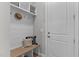 Entryway with bench, shelves and hooks at 812 Willow Tower Ct # 155, Rolesville, NC 27571