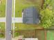 Bird's eye view of house, showcasing lot size and driveway at 812 Willow Tower Ct # 155, Rolesville, NC 27571