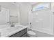 Bathroom with tub, shower, vanity, and toilet at 812 Willow Tower Ct # 155, Rolesville, NC 27571