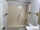 Bathroom with shower/tub combo and vanity at 7622 Lindley Mill Rd, Graham, NC 27253