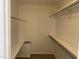 Large closet with shelves and hanging space at 7622 Lindley Mill Rd, Graham, NC 27253