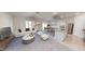 Open concept living space with kitchen and island at 940 Rift Valley Dr, Zebulon, NC 27597