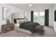 Main bedroom with large windows and ensuite bath at 940 Rift Valley Dr, Zebulon, NC 27597
