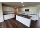 Modern kitchen with granite countertops and white cabinets at 31 Grace Ridge Ct, Benson, NC 27504