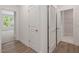Hallway with linen closet and additional storage at 146 Wood Wedge, Sanford, NC 27332