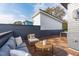 Rooftop deck features a seating area and city views at 600 Rocky Knob Ct, Raleigh, NC 27601