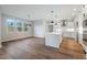 Bright dining area with hardwood floors and large windows at Lot 4 Harding St, Efland, NC 27243