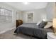 Serene bedroom with double bed and ample natural light at 1905 Wagoner St, Durham, NC 27705