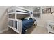 Bedroom with a built-in bunk bed, perfect for  at 1905 Wagoner St, Durham, NC 27705