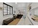 Cozy office with built-in shelving and window seat at 1905 Wagoner St, Durham, NC 27705