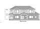 Two-story house plan with brick and siding at 75 Bur Oak Ct, Pittsboro, NC 27312