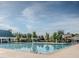 Resort-style pool with a spacious deck area at 75 Bur Oak Ct, Pittsboro, NC 27312