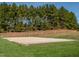 Sand volleyball court with net, ready for recreation at 75 Bur Oak Ct, Pittsboro, NC 27312