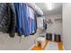Large walk-in closet with ample shelving and rod space at 3201 Environ Way # Bldg 3000, Chapel Hill, NC 27517