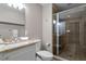 Bathroom with granite vanity, shower, and toilet at 3201 Environ Way # Bldg 3000, Chapel Hill, NC 27517