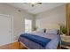 Spacious main bedroom with king-size bed and ensuite bathroom at 3201 Environ Way # Bldg 3000, Chapel Hill, NC 27517