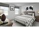 Well-lit bedroom with a comfortable bed and stylish decor at 278 Gianna Dr, Lillington, NC 27546