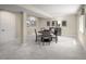 Finished basement with game table and seating area at 8813 Tartan Clan Dr, Willow Springs, NC 27592