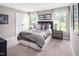 Star Wars themed bedroom with double bed and nightstands at 8813 Tartan Clan Dr, Willow Springs, NC 27592