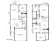 Two-story floorplan with open living space and multiple bedrooms at 2232 Cherry Top Dr, Fuquay Varina, NC 27526