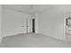 Bright bedroom with carpeting, ceiling fan, and access to bath at 6408 Tanner Oak Ln, Raleigh, NC 27613