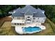 Luxury home with pool, spa, and expansive deck at 5200 Blue Stem Ct, Raleigh, NC 27606