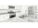 Granite countertop, stainless steel sink and stove at 258 Tyree Trl, Burlington, NC 27215