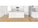 Kitchen island with granite countertop and stainless steel sink at 258 Tyree Trl, Burlington, NC 27215