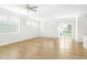 Bright dining room with hardwood floors and sliding glass doors at 258 Tyree Trl, Burlington, NC 27215