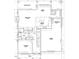 First floor plan includes kitchen, dining, great room, study, bath and garage at 103 Slocum Dr, Wendell, NC 27591