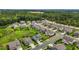 Aerial view of a new neighborhood with many houses at 135 Glenfield Ln, Burlington, NC 27215