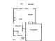 First floor plan showcasing kitchen, living room and two-car garage at 175 W Saltgrass Ln, Smithfield, NC 27577
