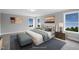 Bright bedroom with large windows and plush bedding at 81 Eagle Crest Ct # Apex Craftsman, Lillington, NC 27546
