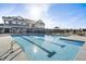 Resort-style pool with ample deck space at 353 Village Walk Dr, Clayton, NC 27527