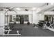 Well-equipped gym featuring treadmills, weight machines, and free weights at 353 Village Walk Dr, Clayton, NC 27527