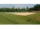 Outdoor sand volleyball court with basketball courts nearby at 13 Blackhorn Ct, Pittsboro, NC 27312