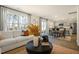 Open floorplan showcasing the living room, dining area, and kitchen at 410 Leven Dr, Gibsonville, NC 27249